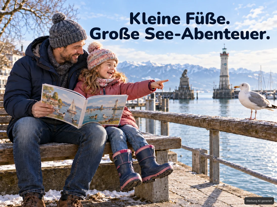 KI-generiertes Symbolbild zum Bodensee-Reiseführer