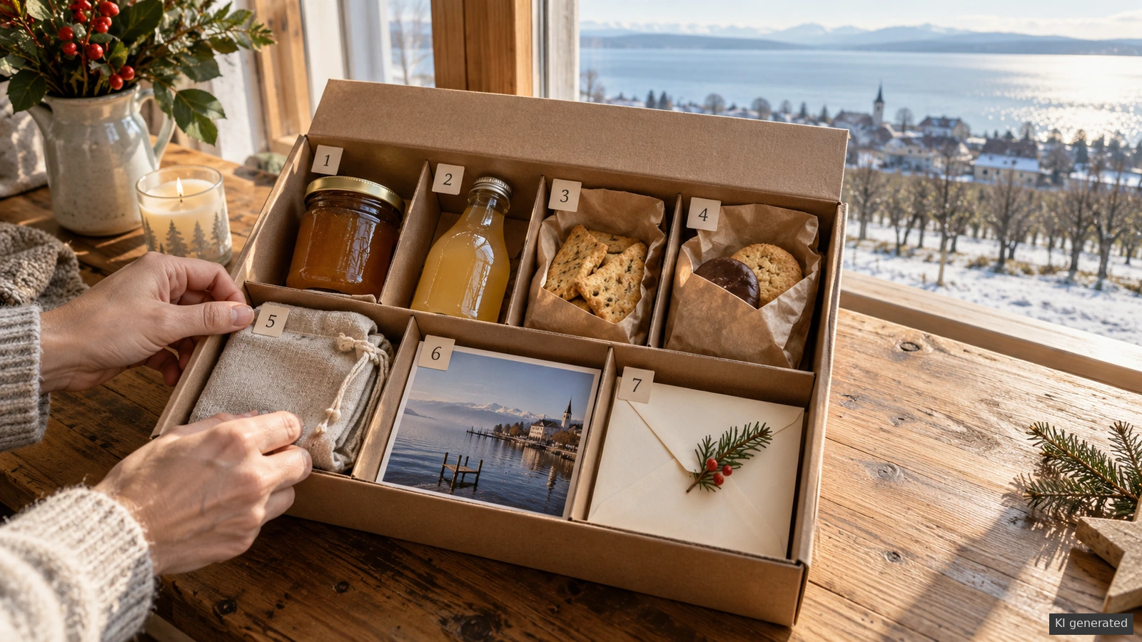 Die Bodensee-Geschenkbox: Sieben Dinge, die wirklich hineingehören