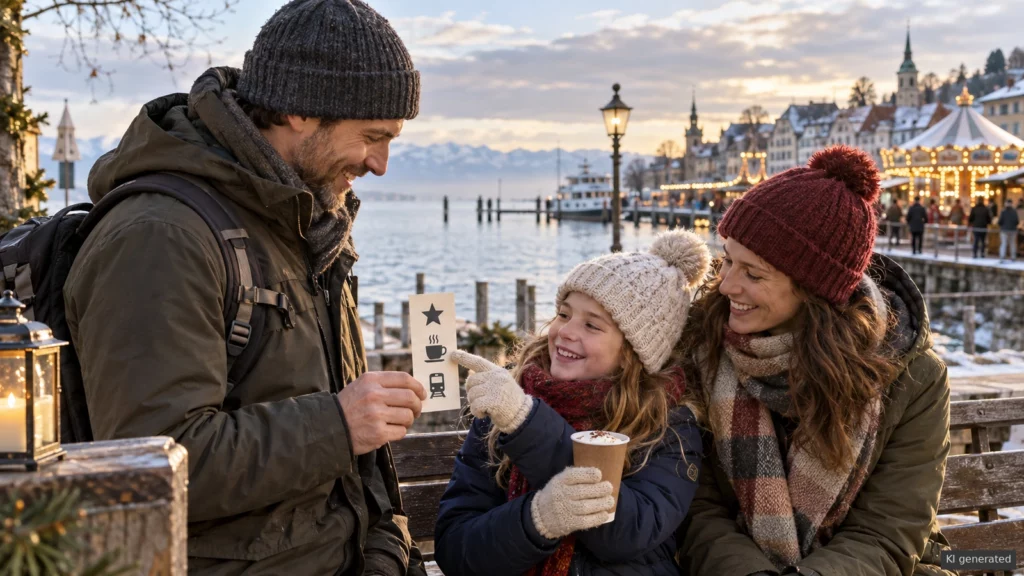 Advent mit Kindern am See:   Drei Tipps für ruhige Markttage